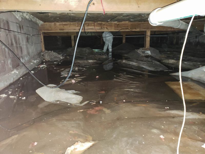 Properly Sealed Crawlspace Floor